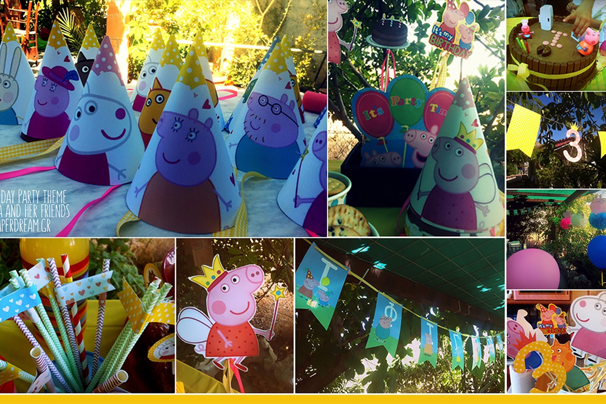 Peppa Pig and friends Birthday Theme - 